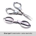 Mini Stainless Steel Folding Scissors Keychain Fishing Scissors DIY Portable Outdoor Travel Camping Pocket Cutter Tool. 