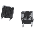 100 Pcs 6X6X5mm 4-Pin DIP Through Hole Momentary Tactile Push Button Switch.