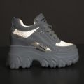 Breathable Mesh Chunky White Sneakers Women Summer 2021 Hollow Out Mesh Platform Sandals Woman Height Increased Casual Shoe 10cm House Foocus. 