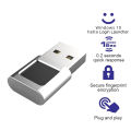 Mini USB Fingerprint Reader Module Device Biometric Scanner for Windows 10 Hello Dongle Laptops PC Security Key.