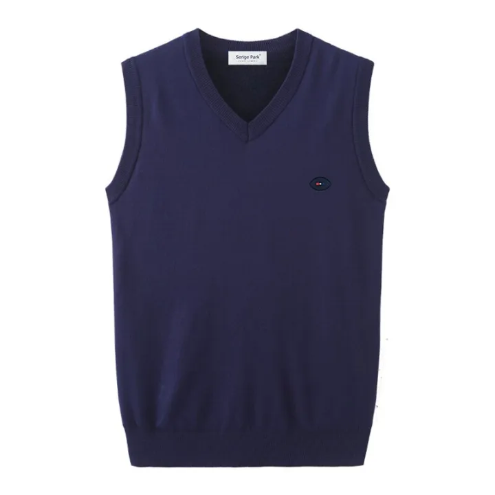 Plush%20Thickened%20Sweater%20Men's%20Vest%20Winter%20Luxury%20Bowknot%20New%20Product%20High%20Quality%20Pullover%20Men's%20Vest%20Sweater%20Designer%20Warm%20Top%20-%20Image%202