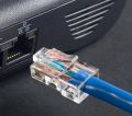 CAT 6 Ethernet LAN Cable with Gold Plated RJ-45 Connectors providing speeds upto 10GBPS.