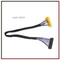 LVDS Cable 2CH 8Bit 6Bit 30Pin Left Power for 1440x900 1920x1080.