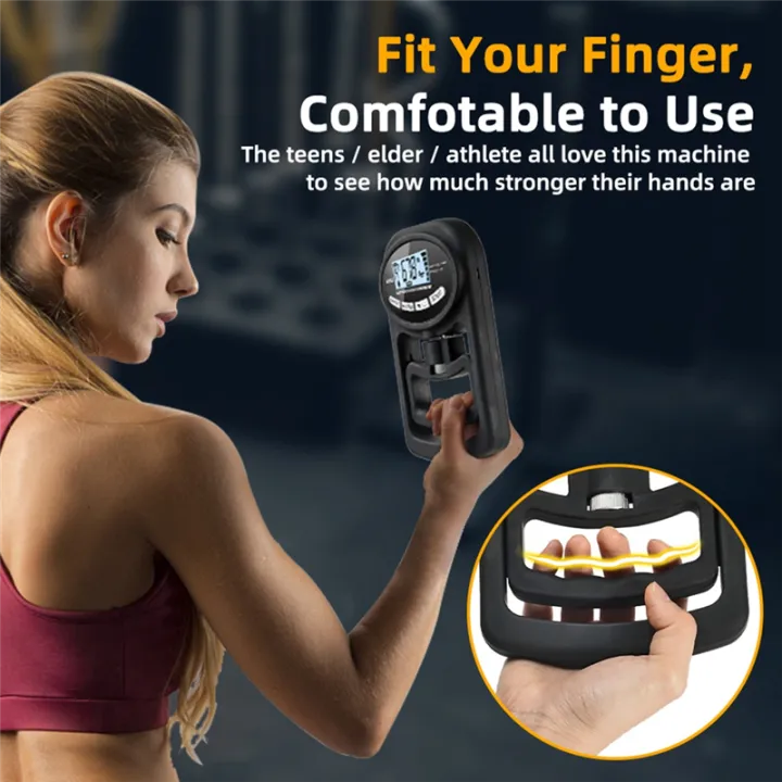 Grip%20Strength%20Tester%20265Lbs%20/%20120Kg%20Digital%20Hand%20Dynamometer,%20Blue%20-%20Image%204