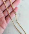 Stylish Men Stainless Steel Flat Snake Neck Chain.