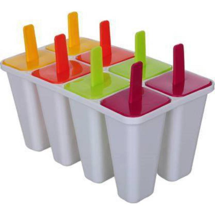 Ice Cream Mold 8 pieces Set For Making Malai, Kulfi, Ice & Ice Cream