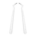 Dental Replaceable Composite Brush White Tips 2 Brushes Handles 100PCS.