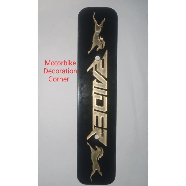 Front name plate golden colour(Raider)-1PCS