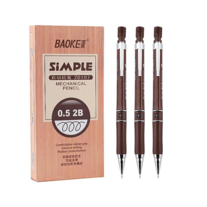 Baoke%202b%20Mechanical%20Pencil%20with%20Eraser%200.5mm%20High-Quality%20Writing%20Stationery%20-%20Image%203