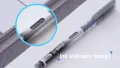 Deli EQ300BK Rollerball Pen Black Ink 0.5mm 12 Pcs Pack Smooth Writing Pen for Office & School. 