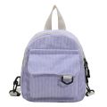 Fashion Women Mini Backpack Solid Color Corduroy Small Backpacks Simple Casual Student Bookbags Traveling Backpacks 2023 New. 
