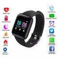 New IP68 Waterproof 116 Plus Smart band Sport Bracelet Fitness Tracker Watch Heart Rate Blood Pressure Smartband Monitor Health For Android and IOS..