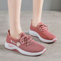 IELGY lightweight flying knit sports comfortable walking shoes.
