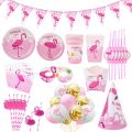 Hawaiian Summer Flamingo Theme Party Decoration Wedding Birthday Baby Shower Jungle Theme Party Decor Balloon Accessories. 