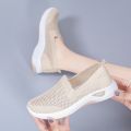 Women's Shoes Summer Comfort Plus Size Ladies Mesh Breathable Sneaker Socks Women Light Casual Sports Shoes Flat Women Loafers. 