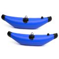 2pcs Kayak PVC Inflatable Outrigger Float Kayak Boat Fishing Standing Float Stabilizer - blue.