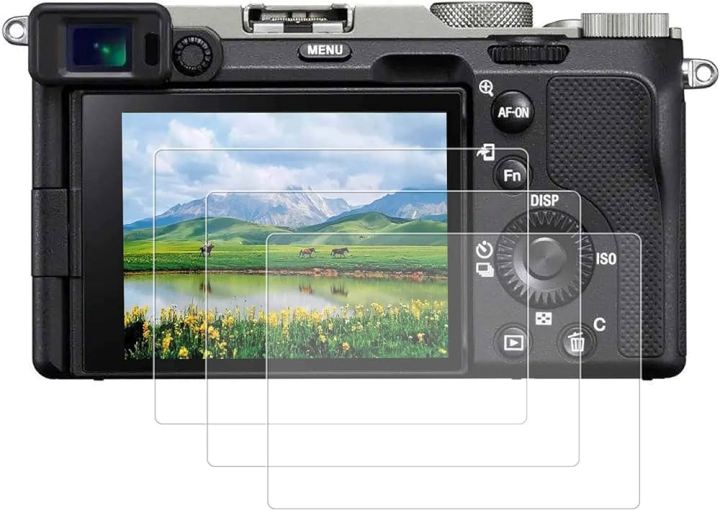 Tempered%20glass%20screen%20protector%20Glass%20for%20Sony%20A7II%20A7III%20A9%20A9%20A77%20/%20A7R%20A7S-Transparent%20-%20Image%203
