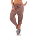 Women Casual Harem Pants Solid Loose Joggers 3/4 Pants Female Capri Pants Calf-Length Drawstring Trousers Street Wear Trouser.