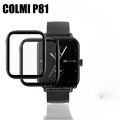 Colmi P81 Smart Watch Screen Protector Glass, Anti-Scratch Ultimate Protection for Your Watch.