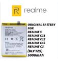 Mobile Battery For Realme 5/C3/5i/C11/5S  Model BLP729 (5000mAh). 