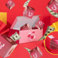 Folding Bounce Gift Box Surprise Jumping Box Bounce Box Explosions Red Envelope Creative Folding Carton Gift Box For Birthday jingu. 