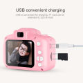 Children Mini Cute Digital Camera 2.0 Inch Take Picture Camera 1080P Children Toys Video Recorder Camcorder Supports Maximum 32GB TF Card Supports Multi-language Record Good Moments The Best Gift For Children.