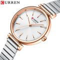 Curren 9081 Stainless Steel Analog Watch For Women.