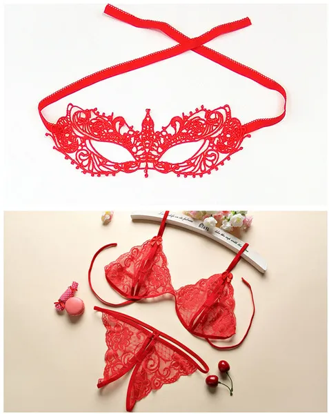 Bra,%20Underwear%20Lace%20Belt,%20Sleep%20Mask,%20Three%20in%20One%20Womens%20Inner%20set%20-%20Image%203