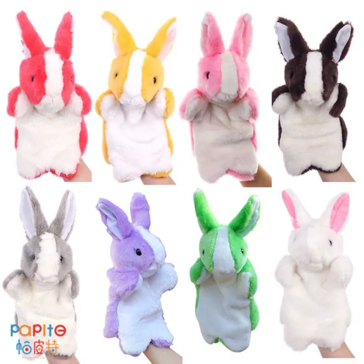 Bunny%20Puppet%20Washable%20Soft%20Plush%20Stuffed%20Rabbit%20Rabbit%20Hand%20Puppet%20Skin-Friendly%20Cuddly%20Plush%20Hand%20Puppet%20for%20Kids%20Easter%20-%20Image%202