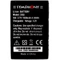 Symphony D52i Mobile Battery 1500 mAh. 