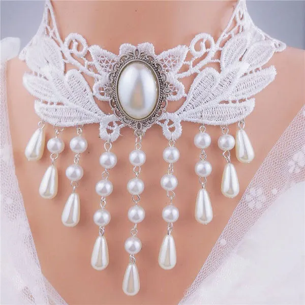 Gothic%20Lace%20Choker%20Clavicle%20Chain%20Women's%20Choker%20Simple%20Necklace%20Black%20Punk%20Accessories%20Choker%20Neck%20Strap%20-%20Image%203