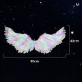 【Top-Rated Product】 1PC Angel Wings colorful Feathers Flying Swallow Performed Halloween Props Bride Flower Girl Dressed Up Cosplay Costumes. 