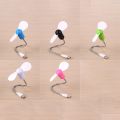 (New) mini snake fan silent soft leaf fan computer USB fan bendable freely.