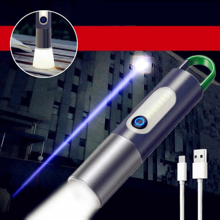 USB%20Rechargeable%20Multifunctional%20LED%20Flashlight%20Waterproof%20Rechargeable%20High%20Powerful%20Torch%20Light%20-%20Image%203