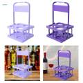 Bottle Carrier Foldable Practical Drink Carrier Water Bottle Rack for Camping Outdoor. 