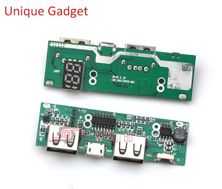 Fast charge Power bank circuit board with Led display 5V 3A