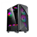 Gamemax Revolt ATX Mid Tower Black Gaming Casing.