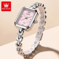 Olevs 3665 Stainless Steel Analog Wrist Watch For Women.