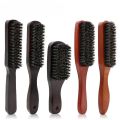 Men's Beard Brush Solid Wood Bristle Beard Style Brush Vintage Oil Head Brush Broken Hair Cleaning Brush. 