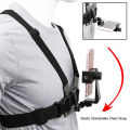 Chest Strap, Chest Mount Harness Strap ABS with Phone Holder for Live Streaming. 