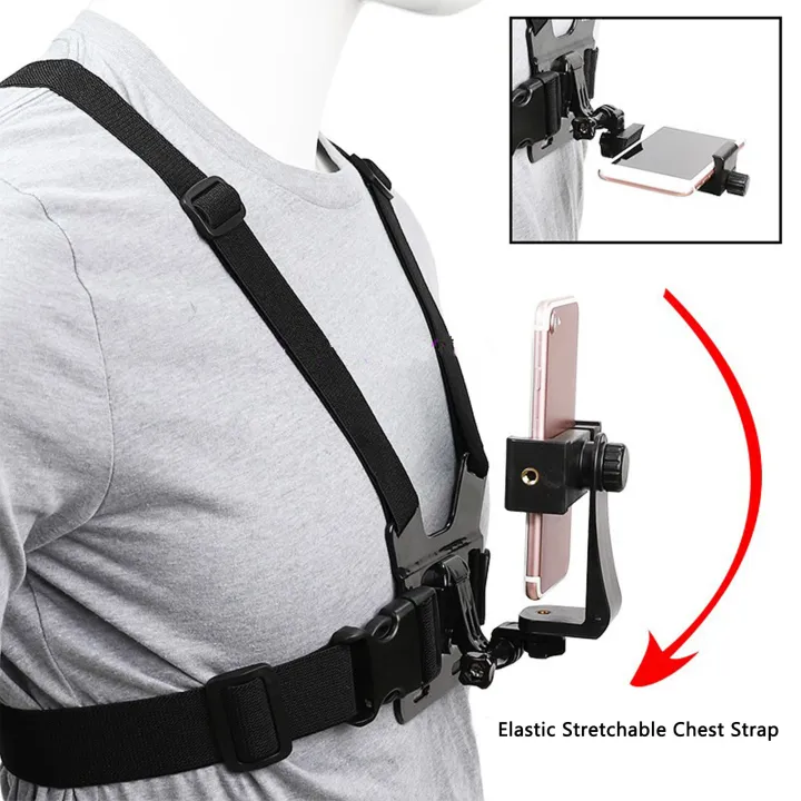 Chest%20Strap,%20Chest%20Mount%20Harness%20Strap%20ABS%20with%20Phone%20Holder%20for%20Live%20Streaming%20-%20Image%209