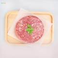 200 Pieces Hamburger Portable air Fryer Paper Burger Seperator Paper 13cm for Burger Press Storing Freezing Cake Oven.
