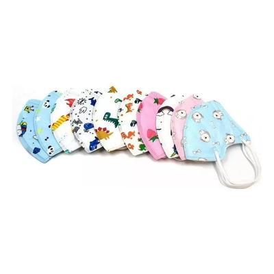 Baby protective Face mask for 4-9 years disposable 3d Cartoon printed -5 pcs