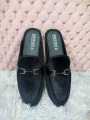 MARVEL FASHIONS NEW Fashionable Velvet Half Shoe For Men Black.