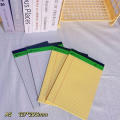 Legal Pads Wide Ruled 4 Pack, Lined  Pads Canany Yellow Paper Yellow Notepad 50 Sheets Per Writing Pad. 