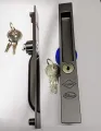 2 pcs Sliding window & door aluminium Sliding handle 1 pis lock and 1 pis key lock  bronze colour.. 