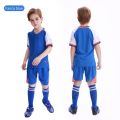 Football Jersey Kids Personalized Soccer Jersey Set Custom Polyester Soccer Uniform Breathable Training Football Uniform For Boy. 