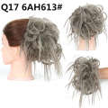 Fake female chicken tail loop hair bud wig natural fluffy synthetic fiber multi-color fake ponytail braid. 