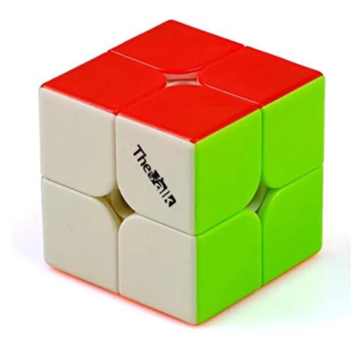 【happy one】CuberSpeed QiYi Valk 2 m 2x2 stickerless Magic Cube MoFangGe The Valk 2m 2x2x2 Cube