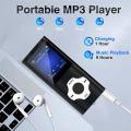 MP3 Music Player with Bluetooth 5.0, Portable HiFi Music Player Video/Photo Viewer for Kids (Blue). 